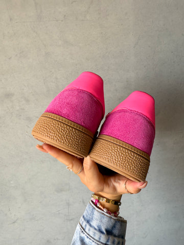 Hot Pink Fuchsia Swarovski Adidas Original Spezial Shoes