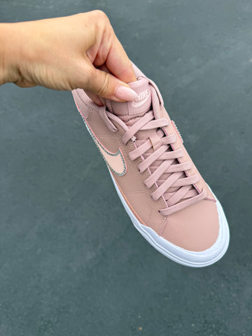 Blush Tan Swarovski Nike Platform Shoes