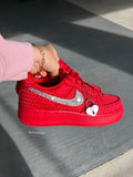 Edición Especial San Valentín Corazones Rojos Swarovski Nike Air Force 1
