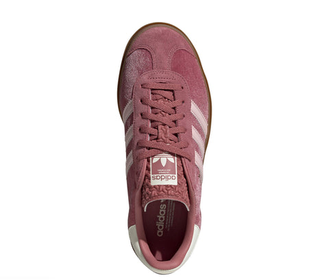 Pre-Order Pink Velvet Gazelle Bold Swarovski Adidas Platform