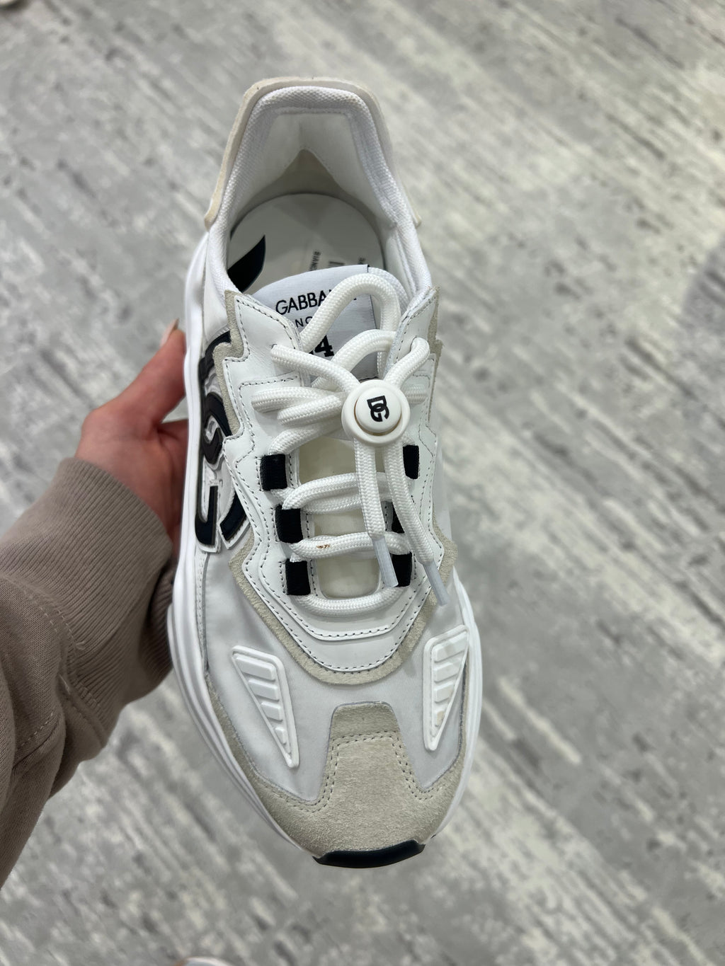 Zapatillas de deporte negras Dolce & Gabbana Swarovski para mujer