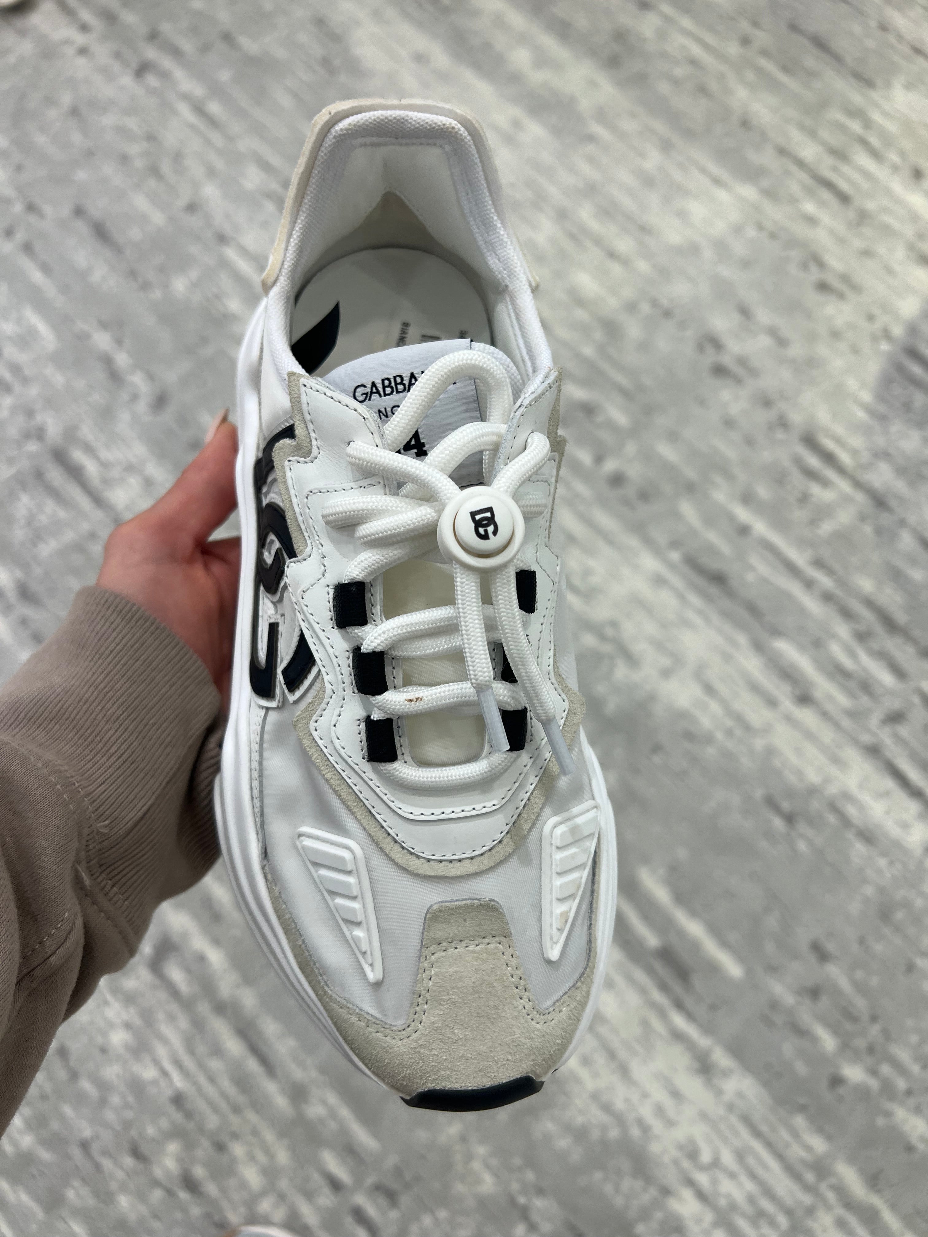 Zapatillas de deporte negras Dolce & Gabbana Swarovski para mujer