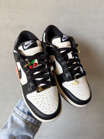 CHARMS Limited Edition Panda Swarovski Womens Nike Dunk Shoes