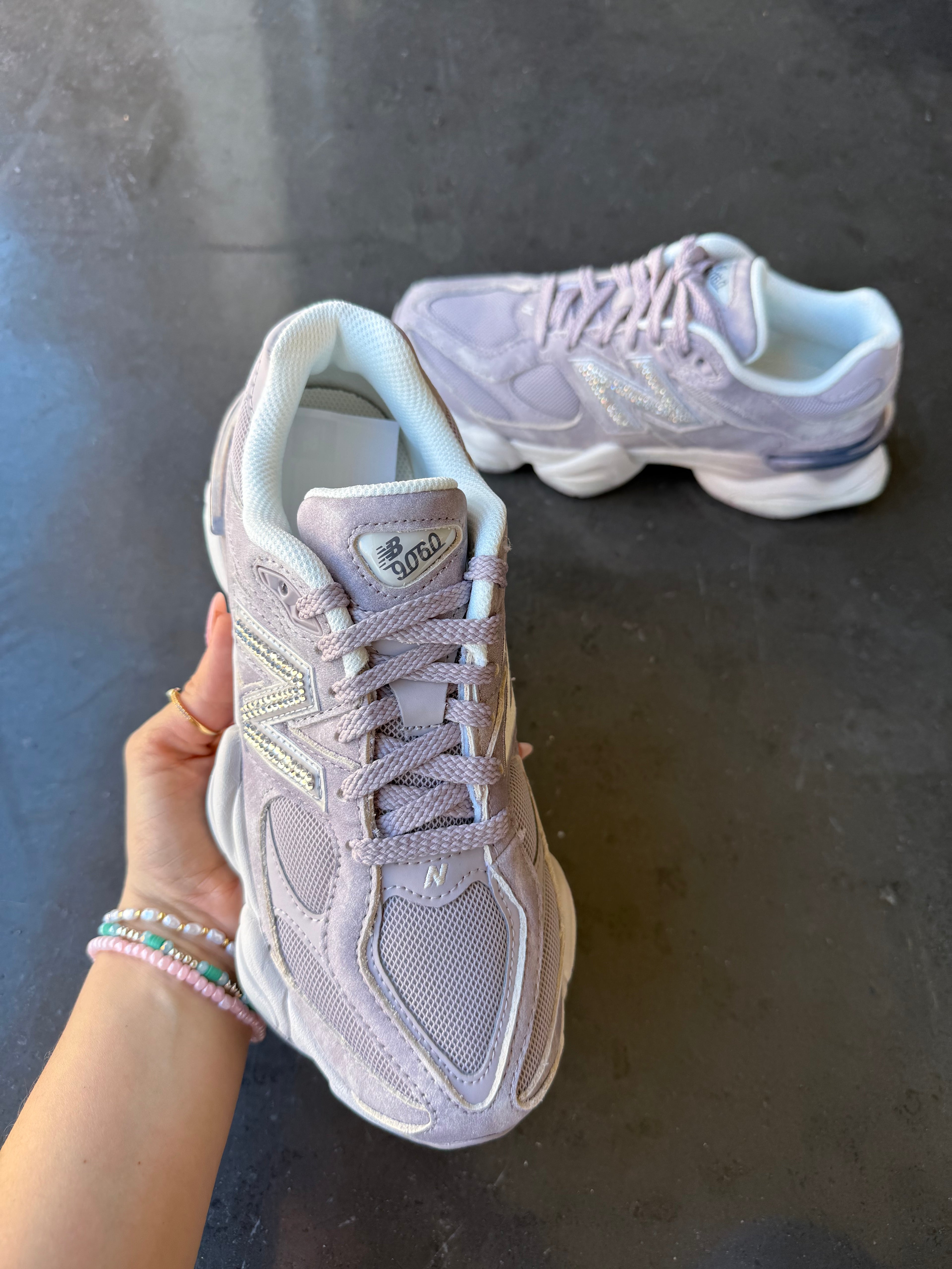 Gray Swarovski Women’s New Balance 9060
