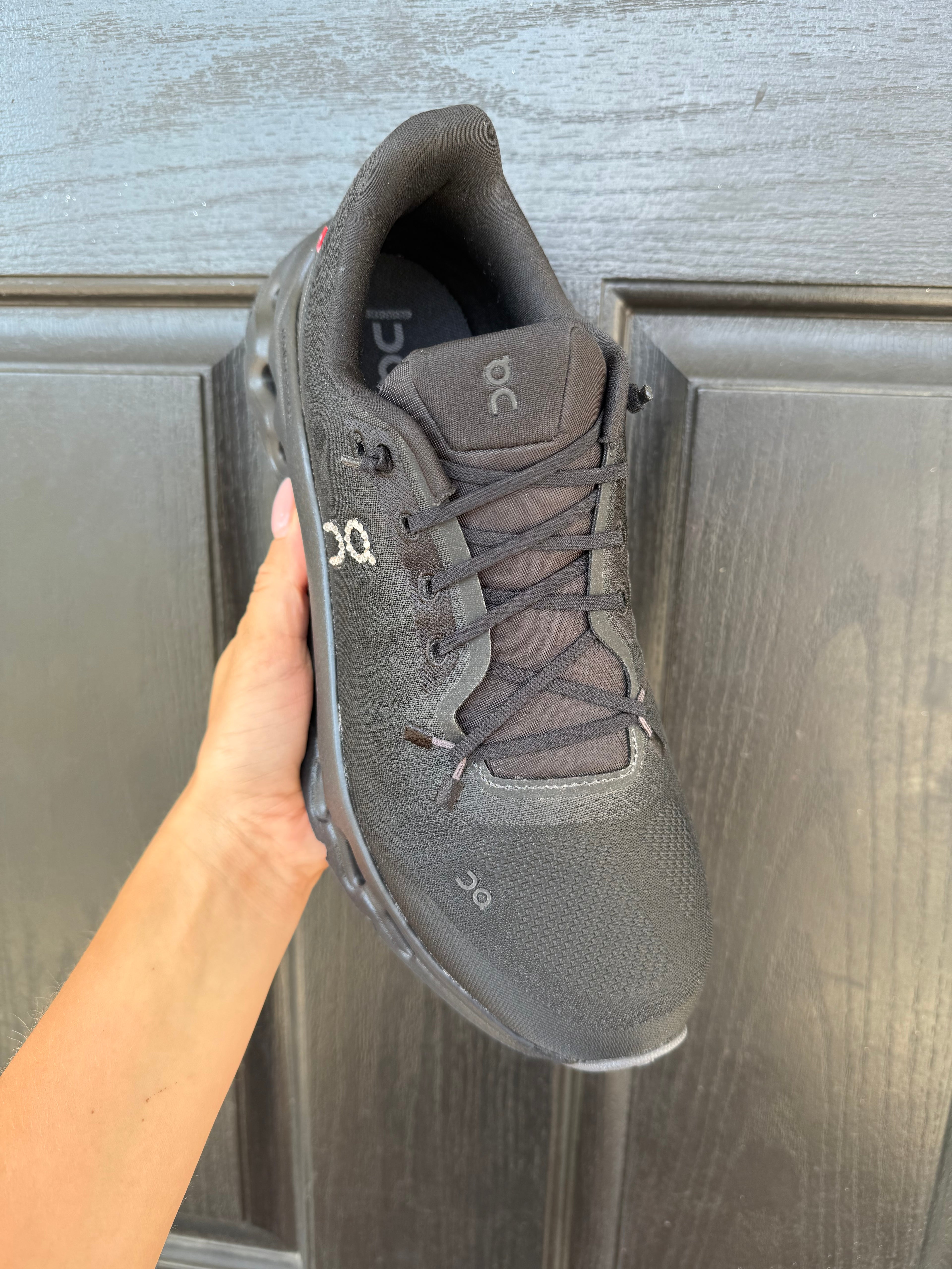 Black Swarovski On Cloudtilt Running Shoes