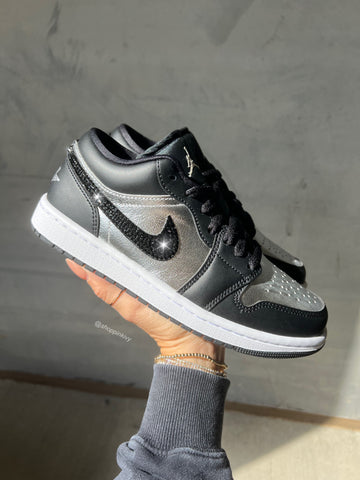 Brand New Metallic Swarovski Women’s Air Jordan 1 Low Shoes