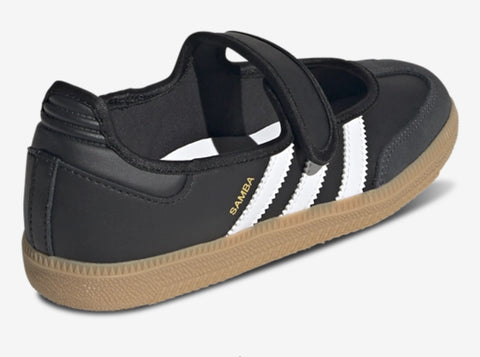 Black White Swarovski Adidas Samba Jane