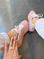 NEW Rose Gold Swarovski Womens Nike Zoom Shoes