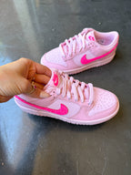 SIZE 7 Bubblegum Baby Pink Swarovski Womens Nike Dunk Shoes