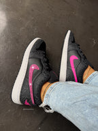 NEW Leopard Pink Swarovski Women’s Air Jordan 1 Low Shoes