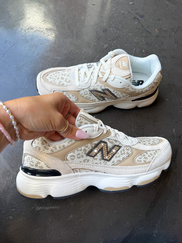 Tan Leopard Swarovski Women’s New Balance