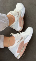 White Rose Gold Nike Swarovski Womens Nike Air Max