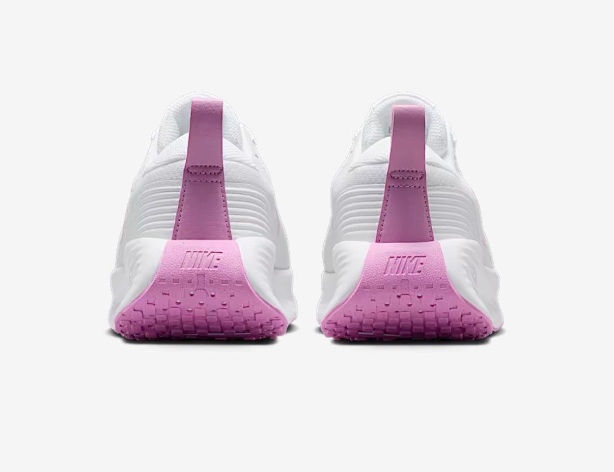 White and Pink Swarovski Womens Nike Shoes