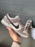 Cocoa Brown Swarovski Womens Nike Greige Dunk Shoes
