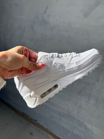 White Gold Charm Swarovski Nike Air Max 90