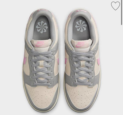 Pre-Order Gray Pink Swarovski Womens Nike Dunk Shoesr