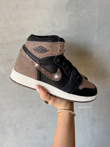 Zapatos Palomino Swarovski Air Jordan Retro 1 High OG para mujer