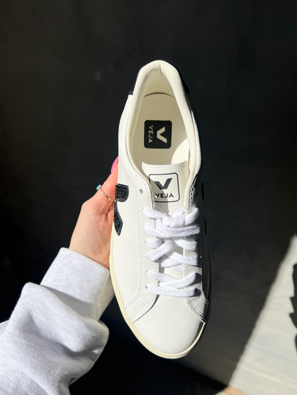 SIZE 7 Veja Campo Swarovski Women’s Sneakers
