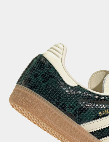 Green Snakeprint Swarovski Adidas Original Samba OG