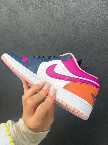 Rare Mismatch Swarovski Women’s Air Jordan Retro 1 Low Shoes