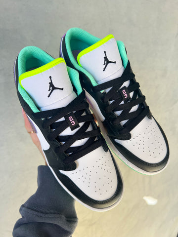 Rare Multi Colored Neon Swarovski Women’s Air Jordan Low Shoes