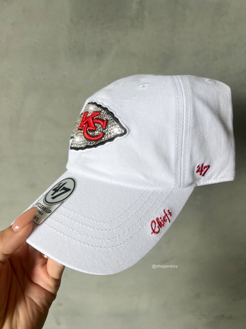 Bling KC Chiefs Swarovski Hat