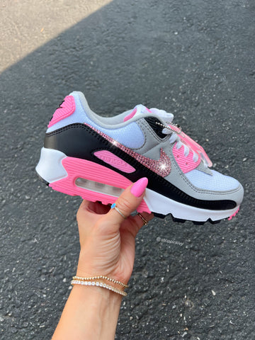 Grey and pink womens nike shoes best sale