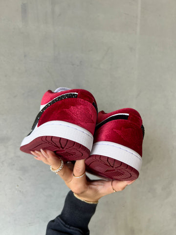 Holiday Edition Velvet Swarovski Women’s Air Jordan 1 Low Shoes