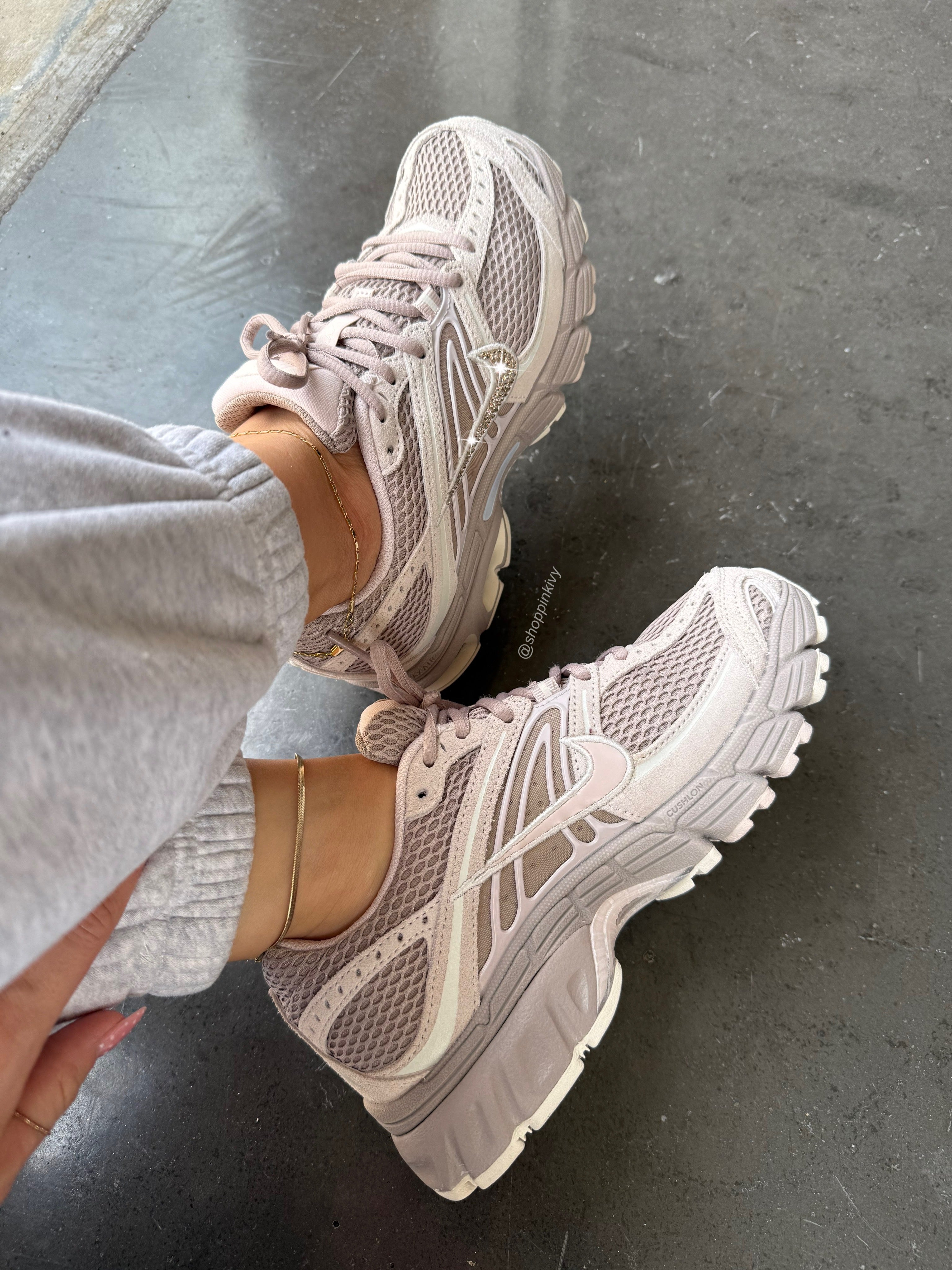 Taupe Stone Swarovski Nike Air Max