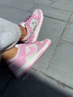 SIZE 7 Pink Floral Swarovski Womens Nike Dunk Shoes