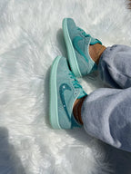 Zapatillas Air Jordan 1 Retro OG Low Edición Especial Aqua Swarovski para Mujer