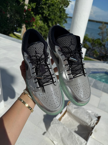RARE Mermaid Swarovski Women’s Air Jordan Retro 1 Low Shoes