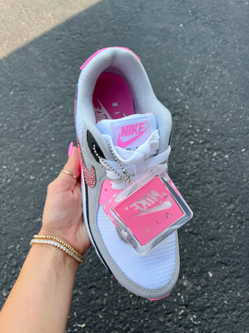 Bubblegum Pink Swarovski Womens Nike Air Max 90