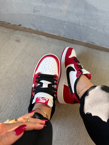 Winter Cranberry Swarovski Women’s Air Jordan 1 Low Shoes