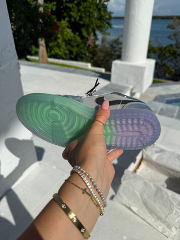 RARE Mermaid Swarovski Women’s Air Jordan Retro 1 Low Shoes