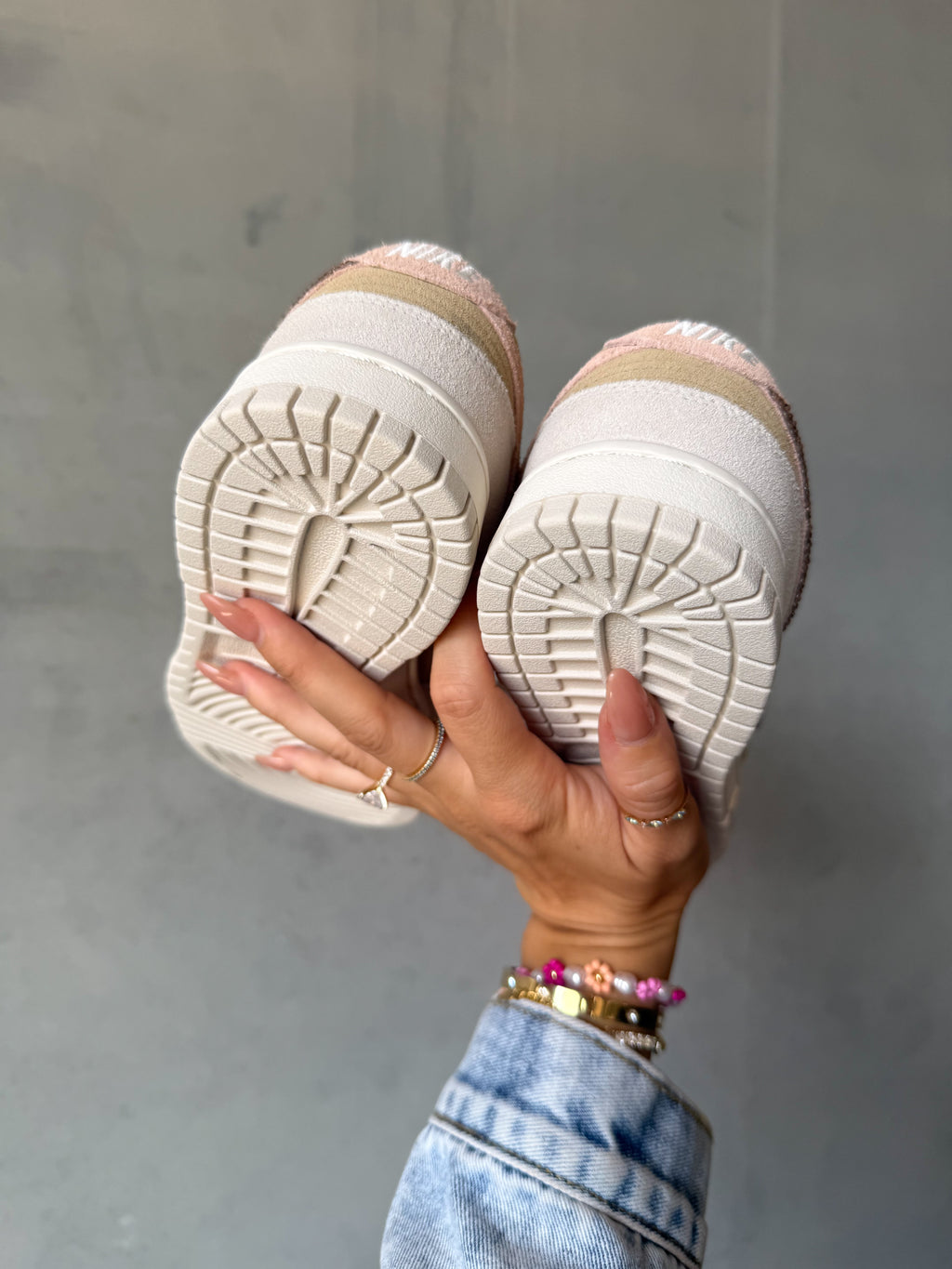 Zapatillas Nike Dunk Swarovski Rosa Arena Neutro para Mujer