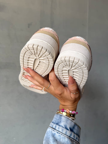 ✨NEW✨ Neutral Sand Pink Swarovski Womens Nike Dunk Shoes