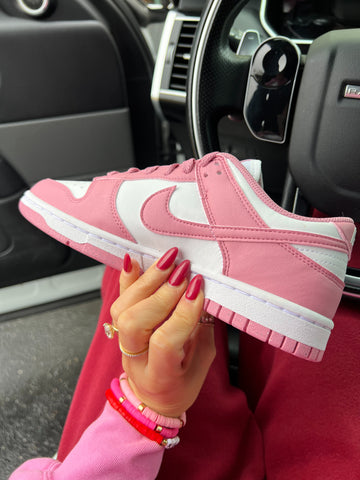 Pink Valentine’s Swarovski Womens Nike Dunk Shoes