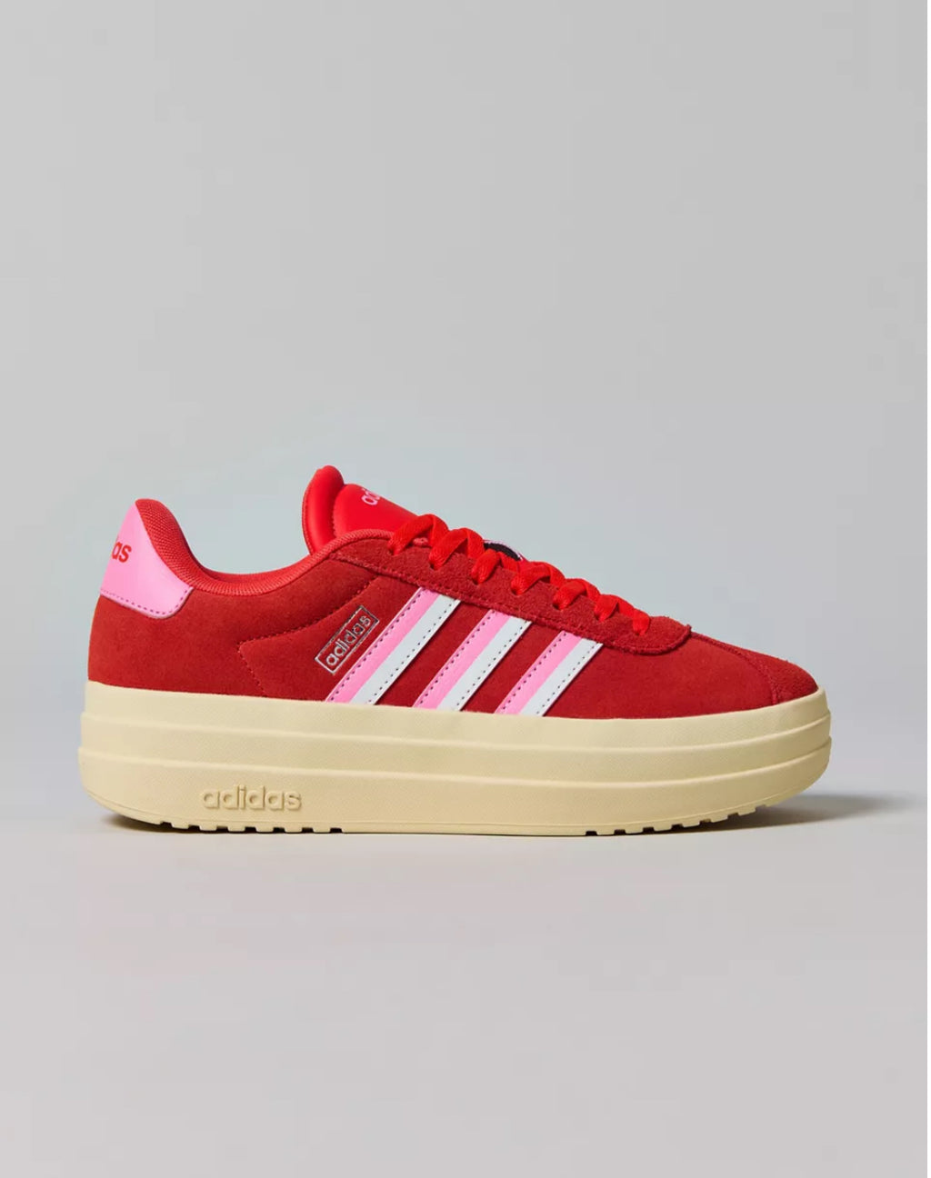 Pre-Order Red Bold Swarovski Adidas Platform