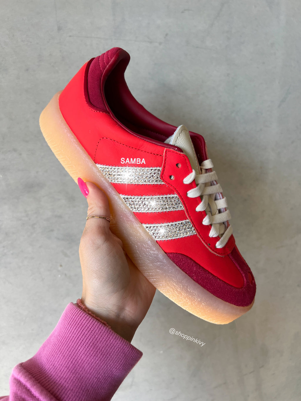 Red Valentine’s Sambae Swarovski Adidas