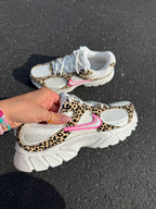 Zapatillas Nike Swarovski Leopardo Blanco para Mujer