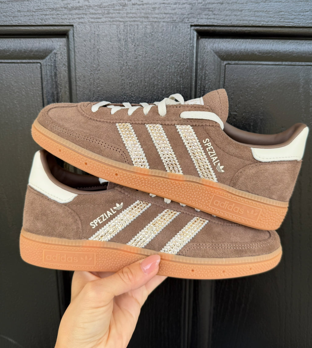 Brown Knit Swarovski Adidas Original Spezial