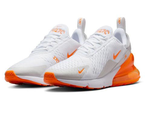Pre-Order White Orange Swarovski Nike Air Max 270