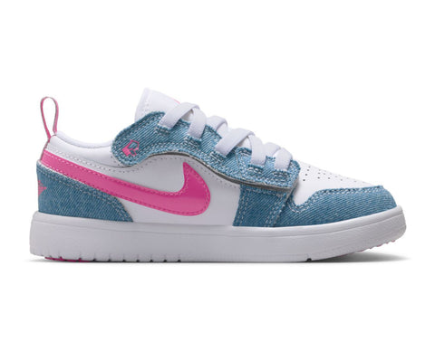 Pink Barbie Denim Baby Toddler Preschool Swarovski Jordan 1 Low