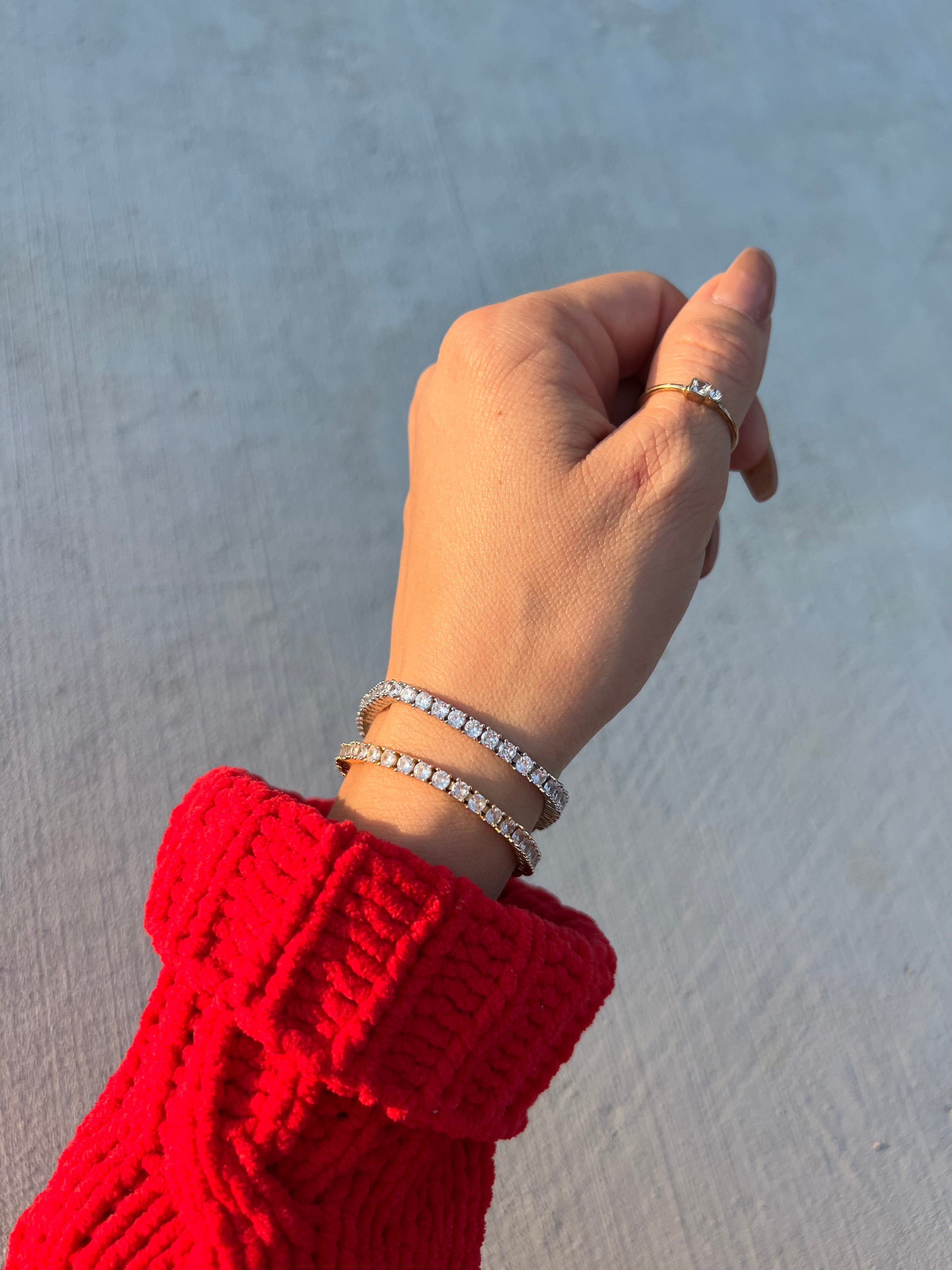 14K Gold Plated Tennis Bracelet