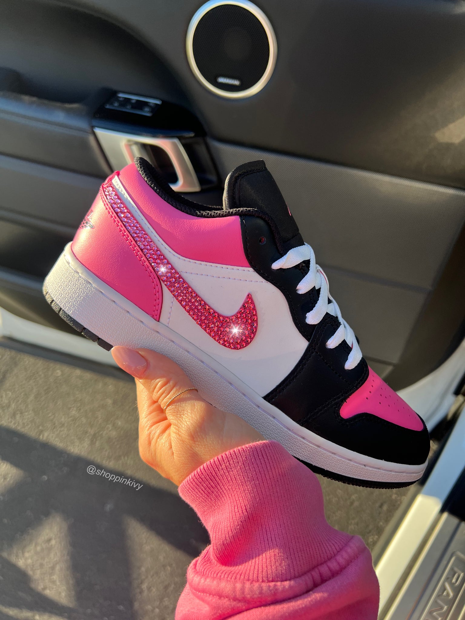 RARE Hot Pink Swarovski Women’s Air Jordan Low Shoes