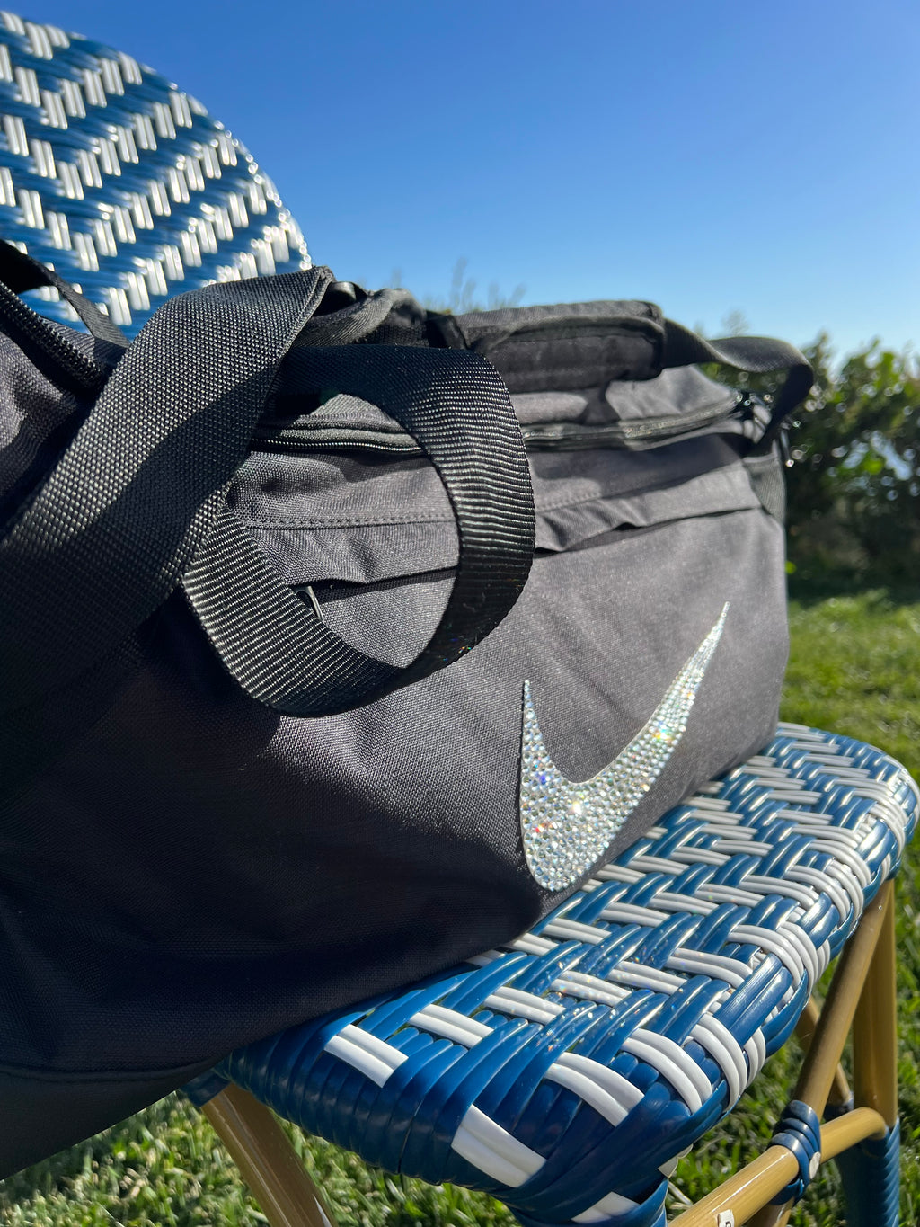 Swarovski Bling Nike Duffle Bag