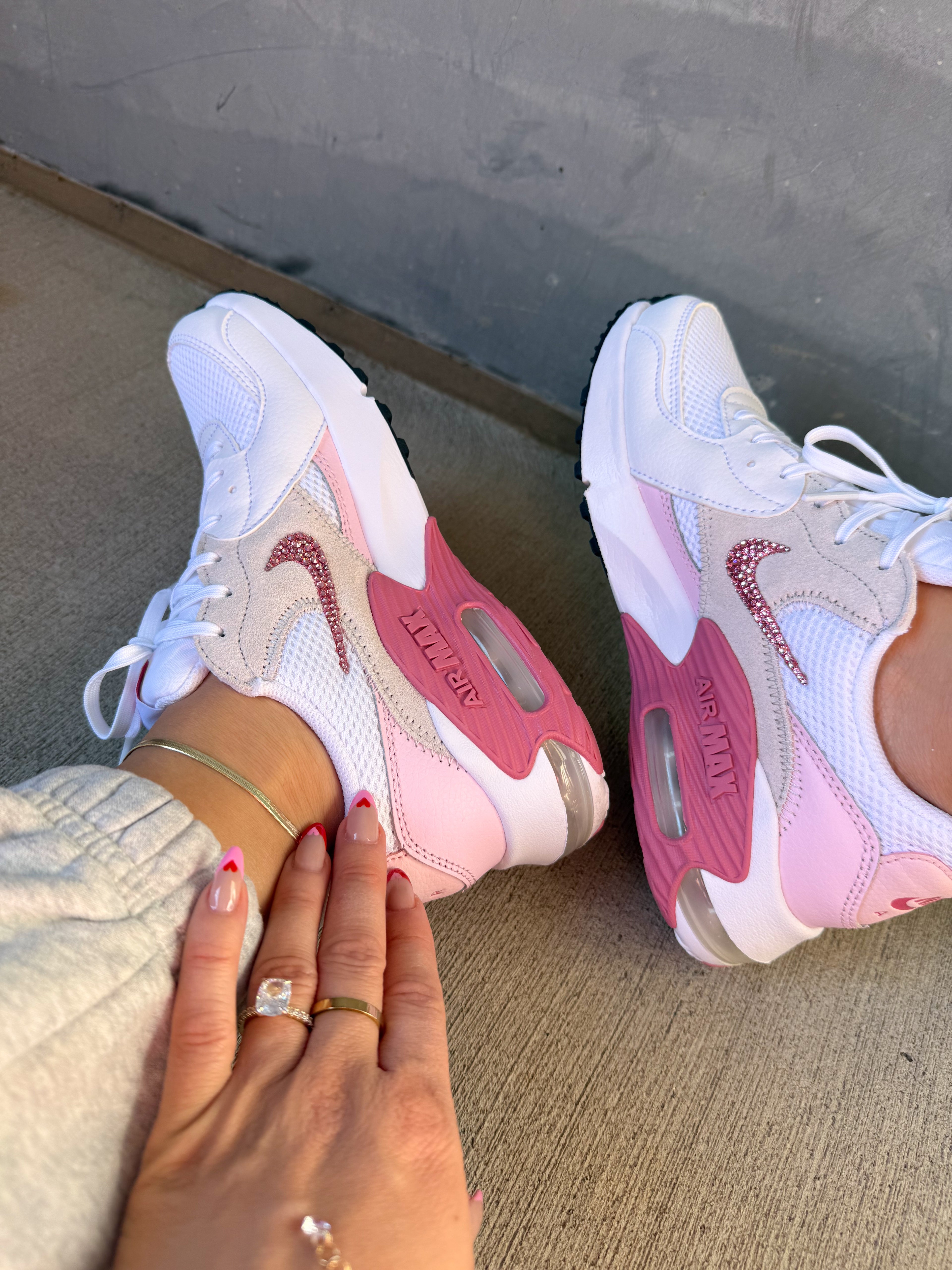 Pink Rose Swarovski Nike Women’s Air Max