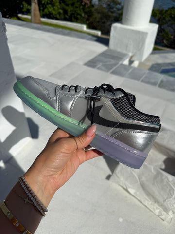 RARE Mermaid Swarovski Women’s Air Jordan Retro 1 Low Shoes