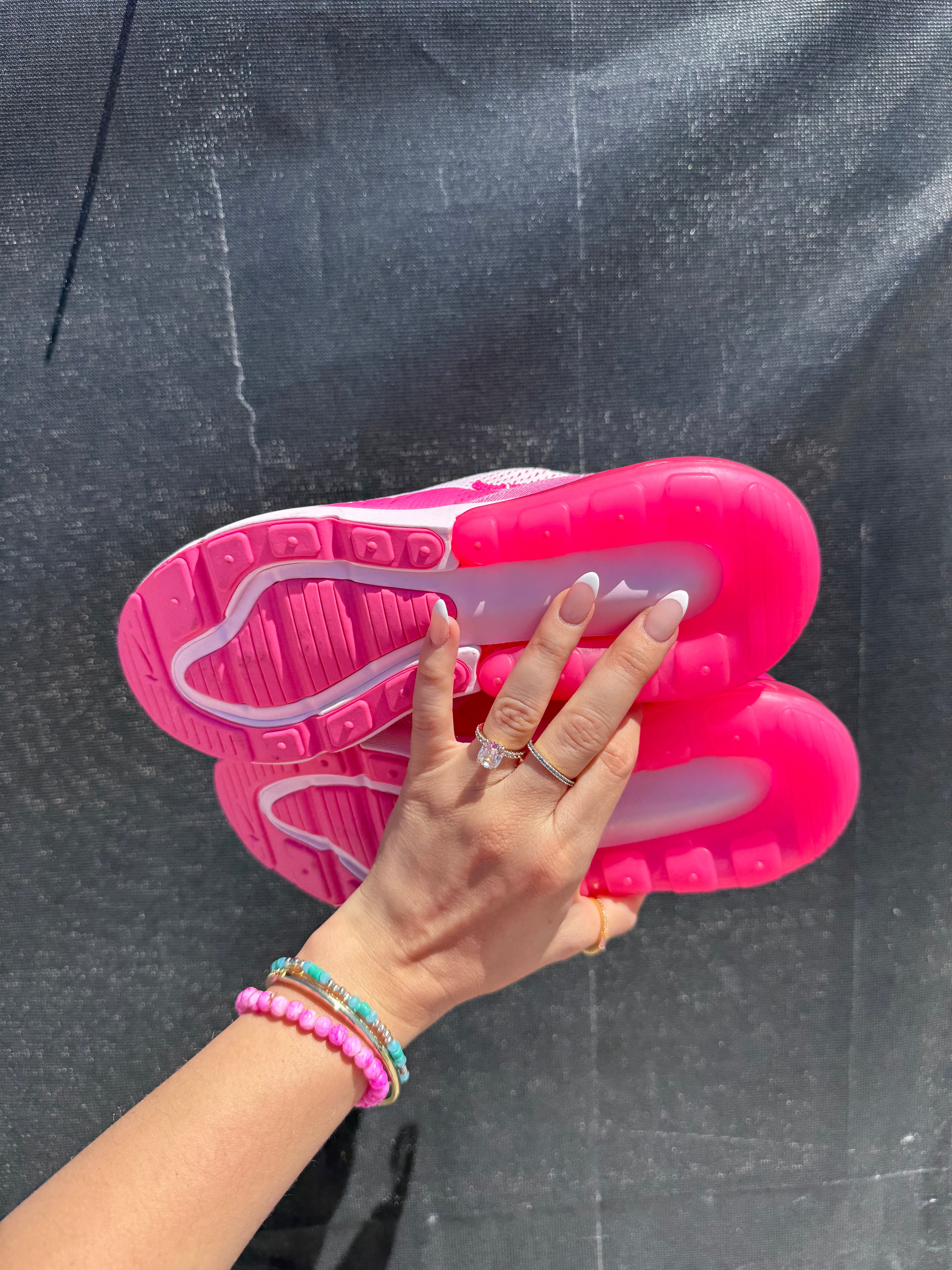 Pink Swarovski Nike Womens Girls Air 270